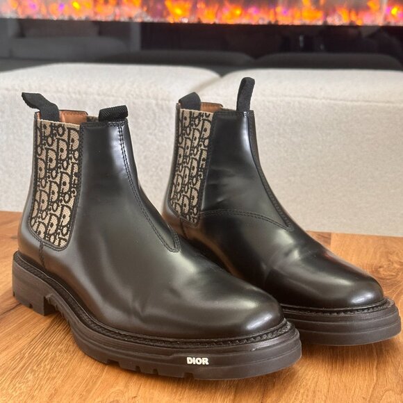 DIOR CHELSEA MEN BOOT LEATHER CALF - Picture 6 of 14